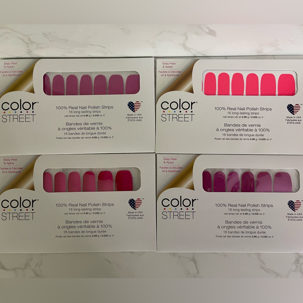 Color Street Nail Strips Fuchsia Bundle